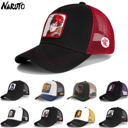 New Brand DRAGON BALL NARUTO GAARA All Styles Snapback Cotton Baseball Cap Men Women Hip Hop Dad Mesh Hat Trucker Hat