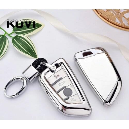 PC+TPU Car Key Case Key Cover Key Shell Protector for BMW X5 F15 X6 F16 G30 7 Series G11 X1 F48 F39 Accessories Car Styling