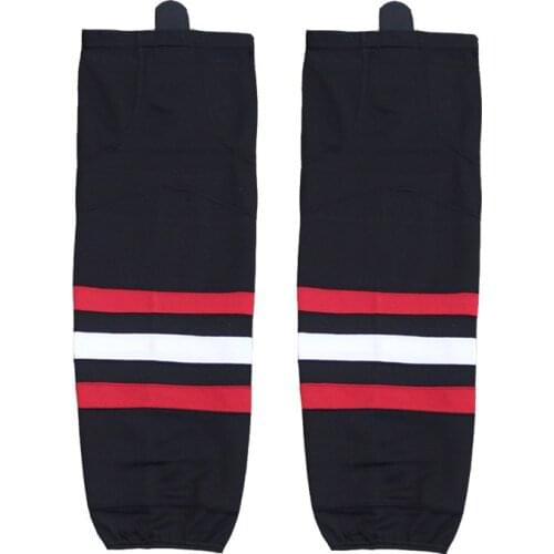 COLDINDOOR 100% Polyester Ice Hockey Socks Cheap Shin Guards For Team