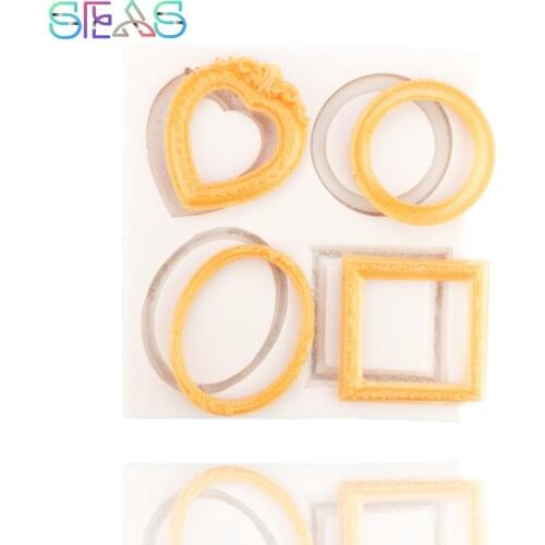 Photo Frame Silicone Molds Cake Mold Decorating Tools Chocolate Resin Molds Pastry Tools Accessories Baking Molds
