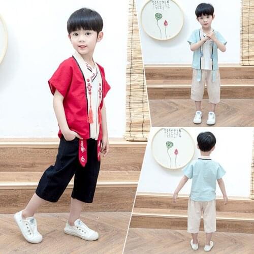 New Sale 2T 3T 4 6 8 9 10 12 Years Toddler Baby Boy Summer Clothes 2 Colors Kids T-Shirt +Shorts 2Pieces Cute Boy Clothes Outfit