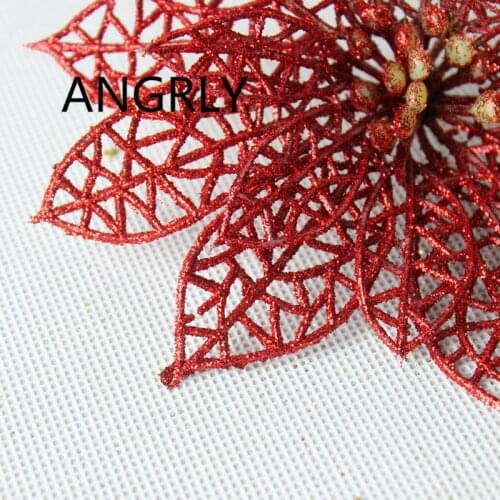 14cm Simulation Powder Decorated with Flowers Christmas Wreath Christmas Tree Decorations Wedding Decoration Flowers