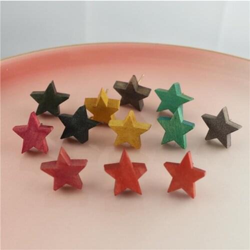 Fashion Little Cute Korean Japanese Stud Earring Women Jewelry Geometric Star Ear Stud Earrings MX20
