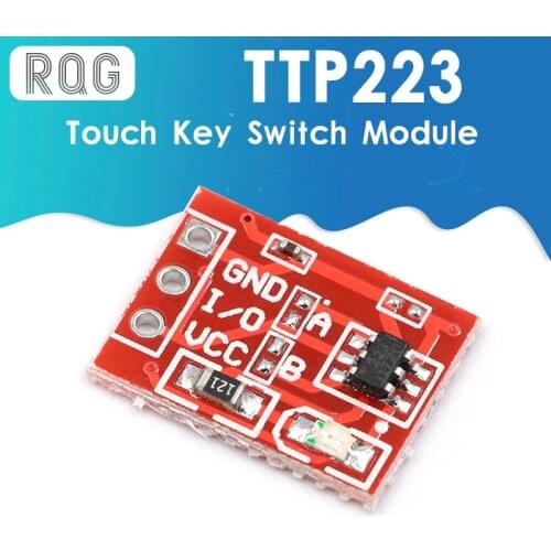 NEW TTP223 Touch button Module Capacitor type Single Channel Self Locking Touch switch sensor For Arduino