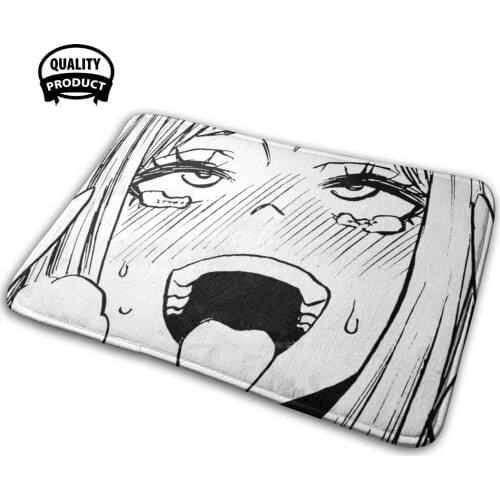 Face 3D Soft Non-Slip Mat Rug Carpet Cushion Anime Manga Lewd Hentai Sexy Girls Weeb Geek