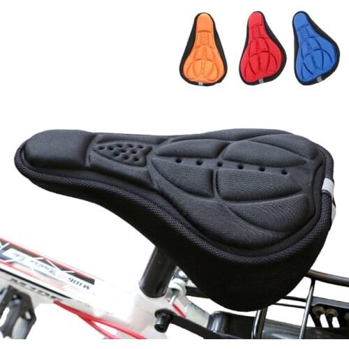 Bicycle Saddle 3D Soft Bike Seat Cover Comfortable Foam Seat Cushion Cycling Saddle for Bicycle Bike Accessories