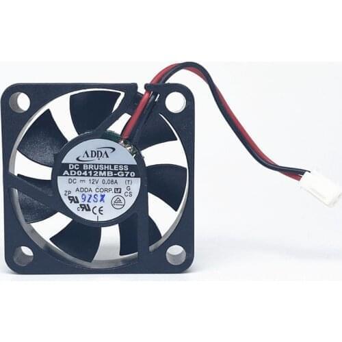 ADDA DC12V 4010 Double BALL Bearing 40MM Fan 4CM 40*40*10mm Cooling Fan For 3D Printer Power Supply Fan 2pin
