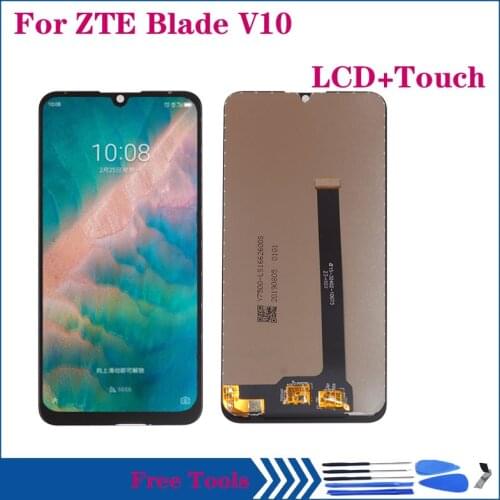 Original LCD For ZTE Blade V10 LCD Display With Touch Screen Glass Sensor Digitizer Mobile phone repair parts