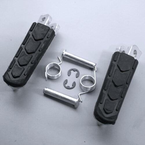 Front Footrest Foot Pegs Fit For Kawasaki Vulcan 800/900/1500/2000 Ninja 250 ZX6 ZX7 ZX9 ZX10 ZX12 ZX14