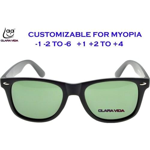 =CLARA VIDA Polarized Reading Sunglasses=BLACK FASHION customized custom made Sunglasses -1 TO -6 +1 +1.5 +2 To +4