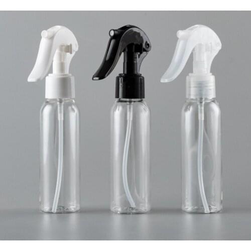 100ML X 50 Clear Empty Trigger Spray Bottles With Sprayer Pump 100cc Cleaning Spray Bottle Container For Household Disinfectant