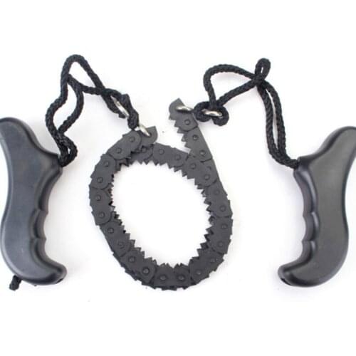 Steel Alloy Garden Folding Hand Chain SawTrimming Saw Outdoor Portable Saw Manual Wire Saw For Camping Hiking 950x14x2mm