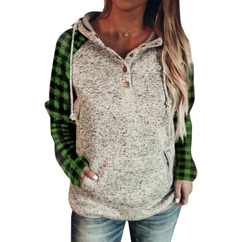 Womens Sweatshirts Casual Kawaii Solid Color Hooded Kangaro Pocket O-neck Long Sleeve Harajuku Sweater Худи Оверсайз Moletom