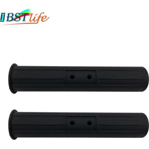 2PCS Black color Fishing Rod Inner Sleeve Rod Pod Nylon holder Plastic Tube Liner