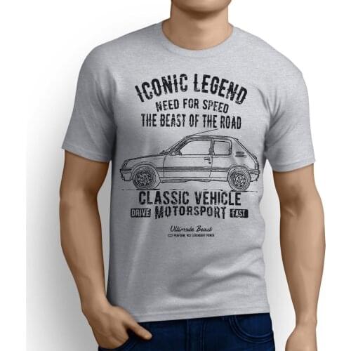 2019 Hot sale 100% cotton France Car 205 GTI Inspired Motorsports Fan Art T-shirts