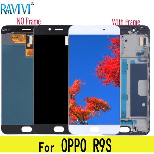 5.5" R9S LCD For OPPO R9S LCD Display Touch Screen Digitizer Assembly Replacement with Frame For OPPO R9S