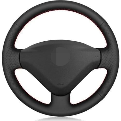 Car Steering Wheel Cover Artificial Leather For Peugeot 207 2006-2014 Expert 2008-2016 Partner 2009-2018 Fiat Scudo 2010-2016