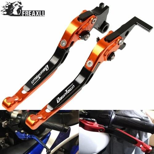 For KYMCO DOWNTOWN 125/200/300/350 300i 350i CNC Motorcycle Brakes Adjustable Foldable Extendable Clutch Brake Lever Parts