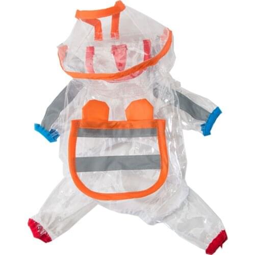 Pet Cat Dog Raincoat Hooded Puppy Small Dog Rain Coat Waterproof Jacket Dog Clothes for Small Dogs Soft Breathable Teddy Yorkies