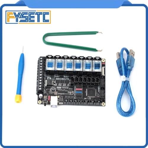 FYSETC F6 Board ALL-in-one Electronics Solution F6 V1.3 For 3D Printer CNC Devices + 6pcs TMC2100 V1.3 Stepper Motor Driver
