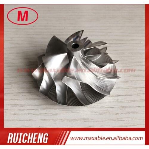 GT15-25 47.73/64.44mm 6+6 blades high performance turbocharger milling/aluminum 2618/billet compressor wheel
