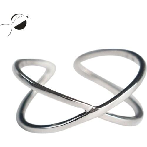 Cool s925 sterling silver open ring young lady casual rings for women popular silver fashion female jewelry girls present