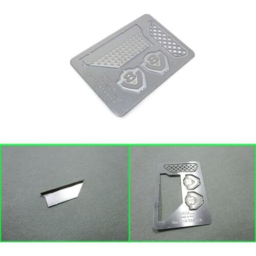 New Side Skirt Modified Etching Film for 1/14 Tamiya RC Truck Trailer Tipper Scania 470 620 730 Car Diy Parts