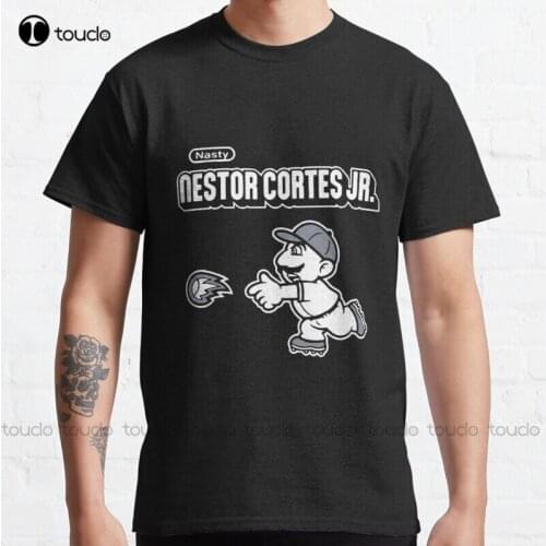 New Nasty Nestor Nestor Cortes Nestor Cortes Jr Classic T-Shirt Yellow Shirt Cotton Tee Shirts S-5Xl
