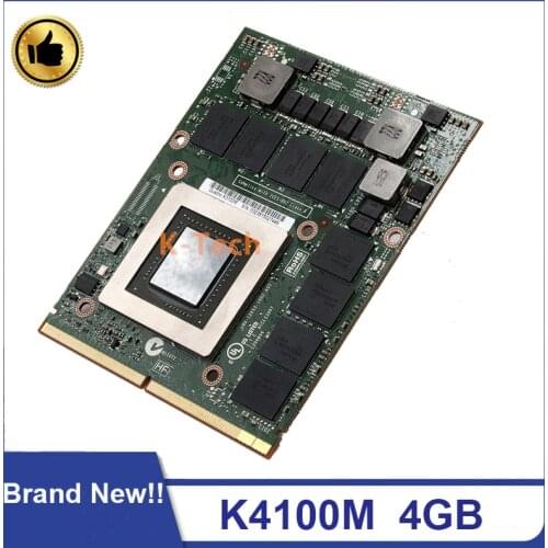 New K4100 K4100M Video Graphic Card N15E-Q3-A2 0WG3YY WG3YY For Laptop DELL Precision M6800 M6700 HP 8770W ZBOOK15 G1 G2