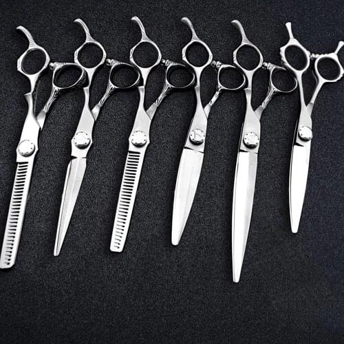 VG-10 Damascus Hair Scissors Professional High Quality 6 Inch Hairdressing Laser Razor Blade Cutting Thinning Barber Shears