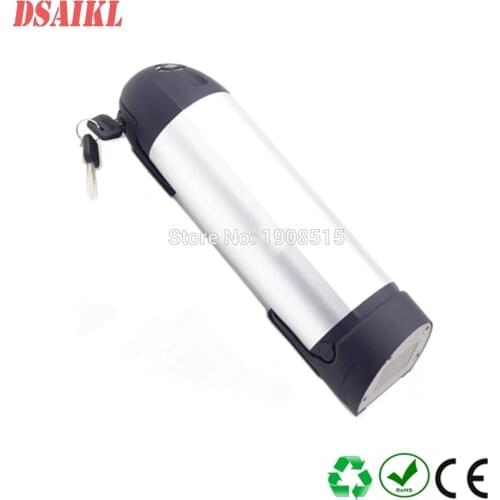 Down tube bottle empty battery case for 40pcs or 52pcs of 18650 cells for 24V 36V 48V battery pack