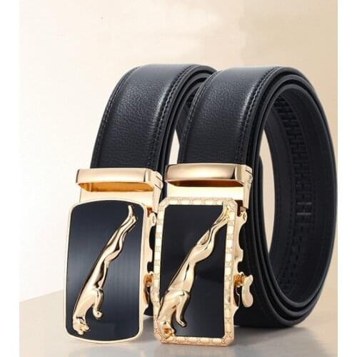 New Men belt fashion pu Alloy Automatic buckle belt business affairs casual decoration belt mens belts 3.5cm luxury fashion