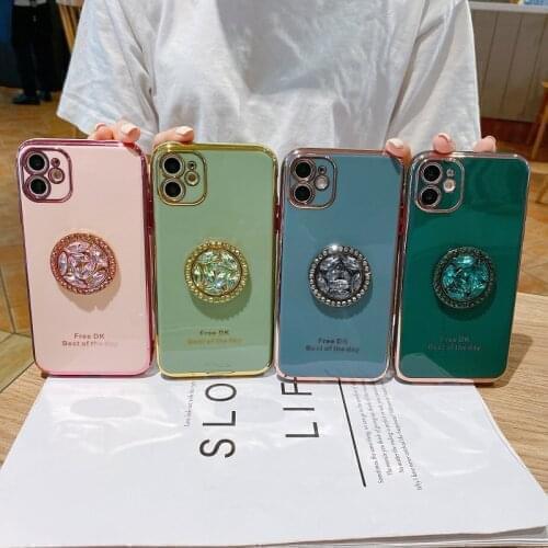 Luxury 6D Plating Case For Xiaomi Mi 11 Pro Soft TPU Mobile Phone Bag Cover For Xiaomi Mi 11 Pro Silicone Capa