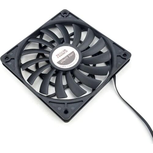 Ultra-thin 12mm thick fan water cooled computer cooling ITX small box dedicated PWM four needle temperature control 120mm mute