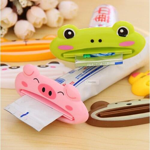 1pc Lovely Toothpaste Dispenser Tube Rolling Squeezer Easy use minion tooth paste accessories teeth clean tools