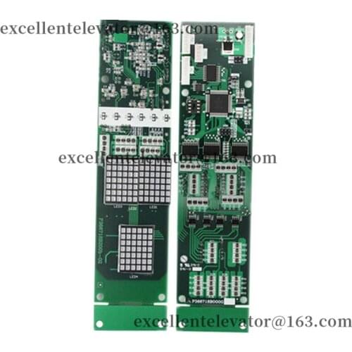 P366718B000G Universal Elevator LOP Display Board Use for Mitsubishi Dual display Replaces Single display P366718B000G01/02/03