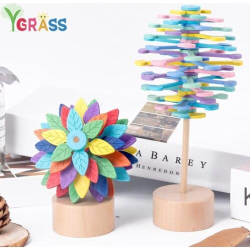Rotating Spin Toy Lollipop Fidget Toy Anxiety Stress Relief Office Creative Decompression Toy Rotating For Children Adult