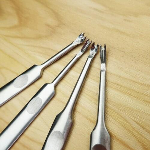 3Pcs/Set Diy Hand Stitching U+V Shaped Groover Skiving Edge Beveler Tool New Kit Leather Craft Making Kit For 95V+95U+115V