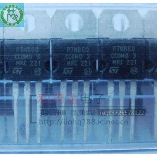 5PCS/ STP7NB60 P7NB60 600V 7A TO-220 TO220