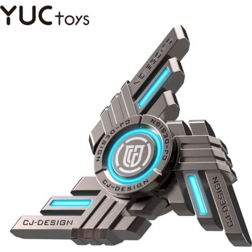 600 Mesh Luminous Fidget Spinner Super Mute 15DB Bearing R188 EDC CNC Metal Hand Fingertip Gyro Glow in the Night Toy Kid Adults