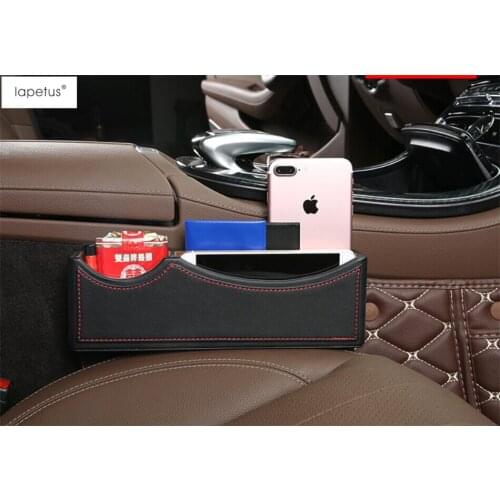 Lapetus Accessories For Toyota Camry / RAV 4 Seat Gap Multifunction Container Storage Box Phone Tray Accessory Cover Kit 1 Pcs