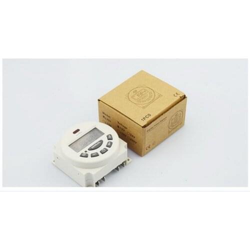 By dhl or ems 100pcs 12v 24v 110v 220V 16A digital time switch weekly programmable electronic timer CN101A