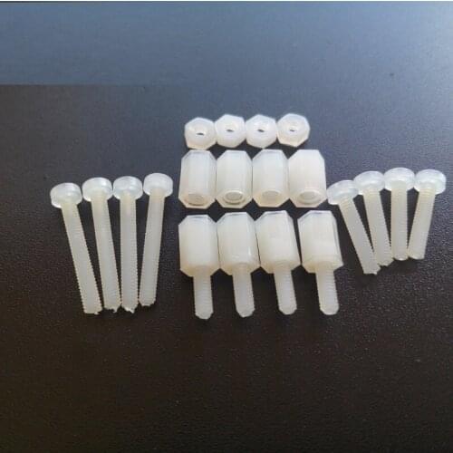 F3 F4 M2 M3 Suspension silicone rubber O ring Elastic Gasket Nylon Screws Hexagonal Racer Drone Quadcopter Spare P