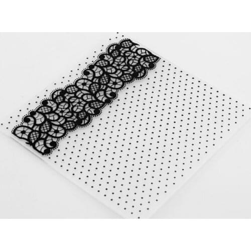 Point Background Plastic Embossing Folders for DIY Card Making Scrapbooking Paper Decoration Craft Supplies 15x15cm