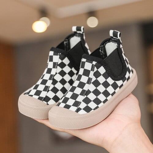 Kids Shoes Sneakers Girls New High Top Kids Canvas Sneakers Fashion Ankle Boots Girls Shoes 2019 Spring Autumn Children Sneakers