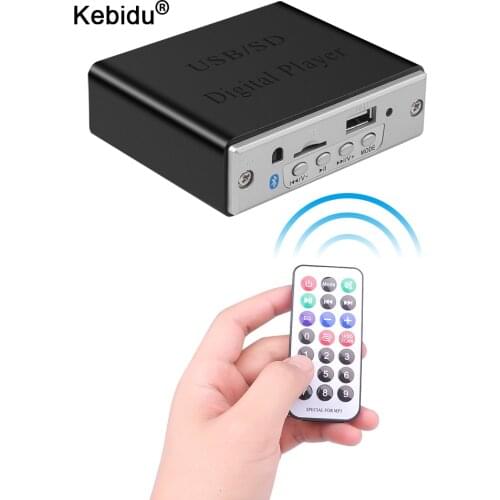 Mini 12V MP3 Decoder Board Decoding Module MP3 WAV U disk TF Card USB/SD Digital Player Audio Board With Remote Control Wire