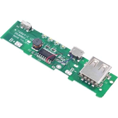 5V 2.1A Power Bank Charger Module Power Bank Circuit Board PCB Step Up Boost Power Bank Module DIY 18650 Battery For Xiaomi