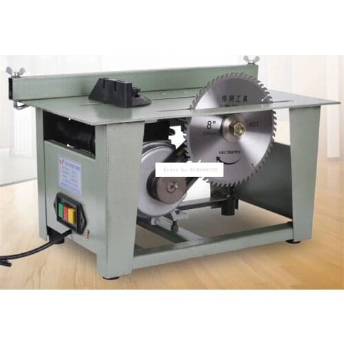 Mini Table Saw For Woodworking MJ1025 Portable DIY Wood Cutting Machine Woodworking Table Saw Table Panel Saw 3800r/min 1200W