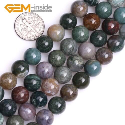 Natural Round Assorted Multi-color Agates Stone Beads For Jewelry Making DIY Bracelet Necklace Gift 15" Wholesale 3mm-12mm New