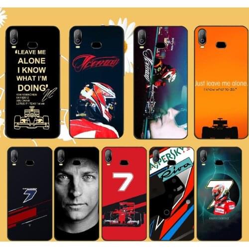 PENGHUWAN Kimi Raikkonen F1 F1 Just Leave Me Alone Coque Shell Phone Case For Samsung A10 A20 A30 A40 A50 A70 A71 A51 A6 A8 2018